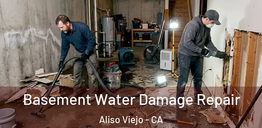  Basement Water Damage Repair Aliso Viejo - CA