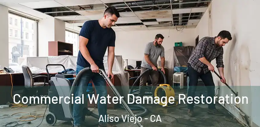  Commercial Water Damage Restoration Aliso Viejo - CA