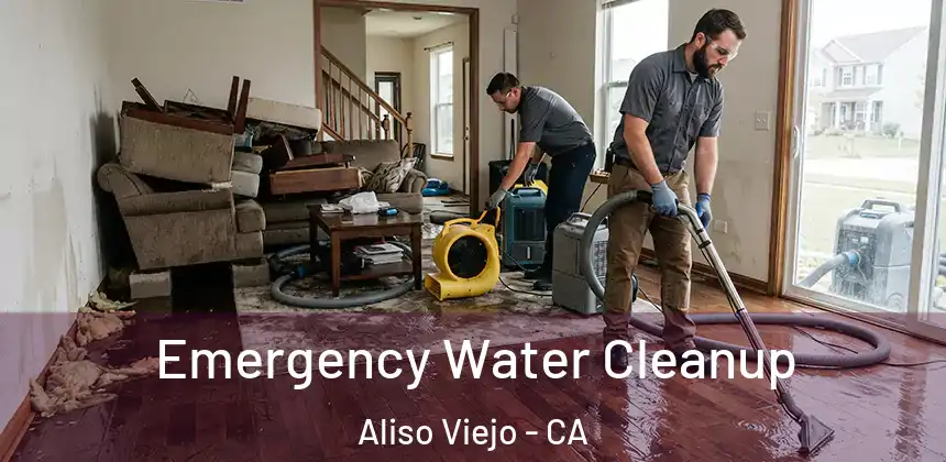 Emergency Water Cleanup Aliso Viejo - CA