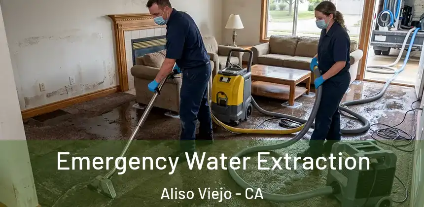  Emergency Water Extraction Aliso Viejo - CA