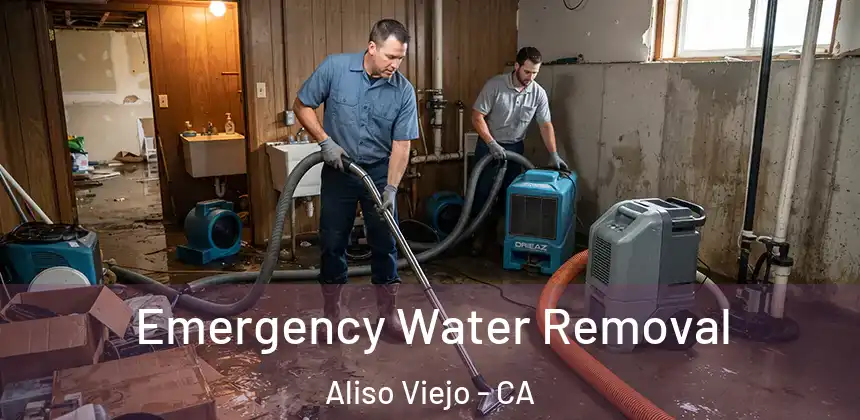  Emergency Water Removal Aliso Viejo - CA