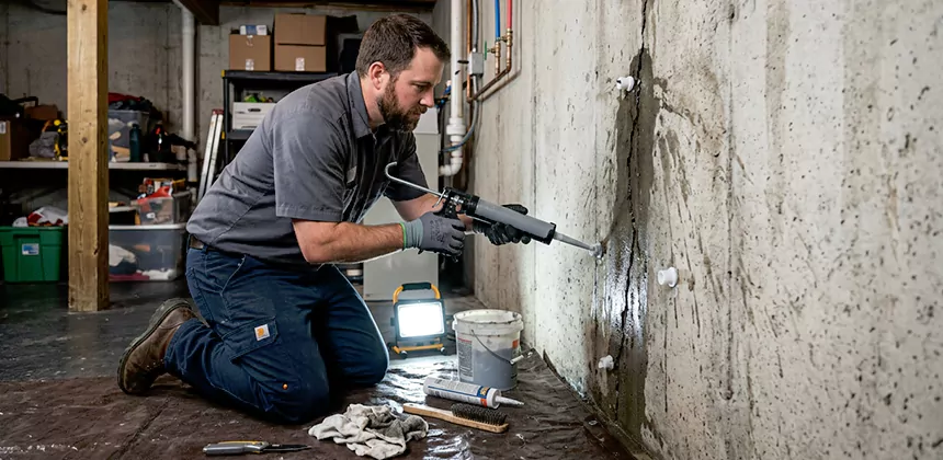 Basement Leak Repair From Inside in Aliso Viejo