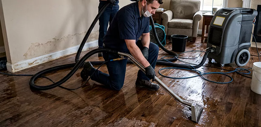 Hardwood Floor Water Extraction in Aliso Viejo